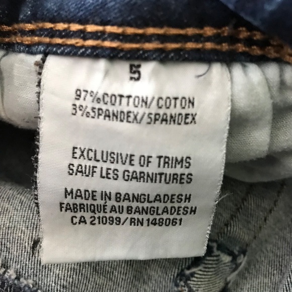 EightyTwo Denim Acid Wash Skinny Ankle Jeans Size 5 Pockets Dark Blue Distressed - Picture 15 of 16